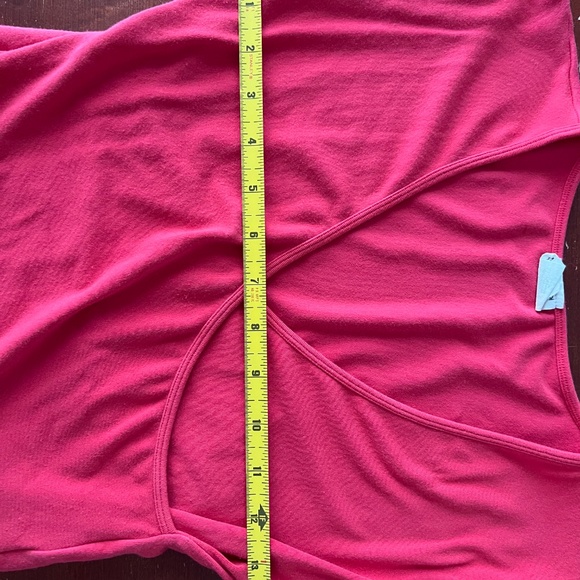 Coral Pink Faux Wrap Bodysuit by C’est Moi - Picture 8 of 9